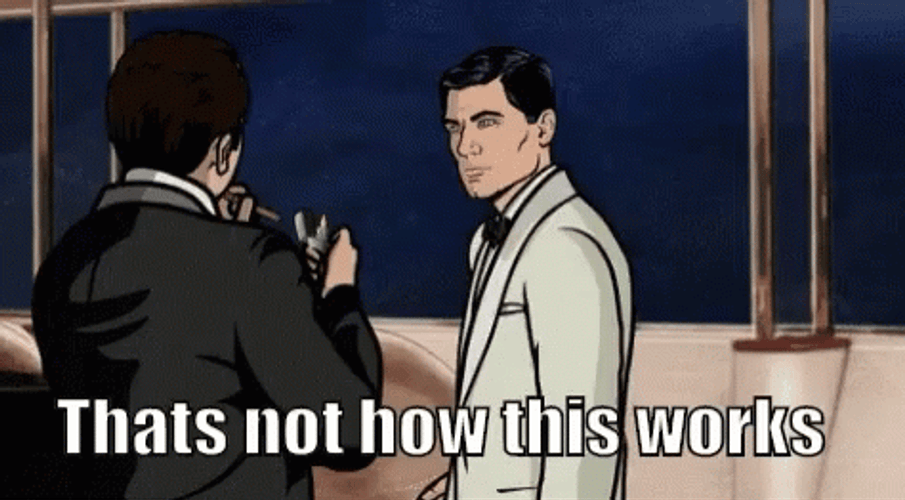 Sterling Archer Slap The Man GIF