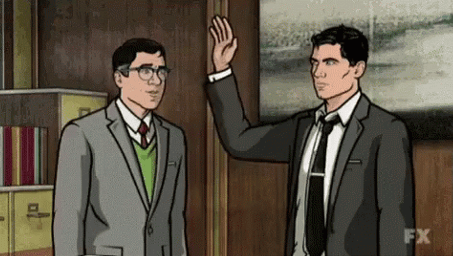 Sterling Archer Slapping GIF