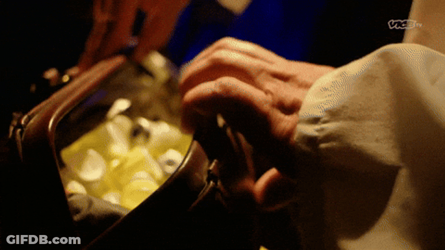 Steroid Bottles Inside Bag GIF