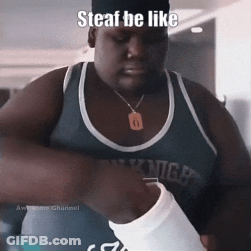 Steroid Funny Transformation Black Guy GIF