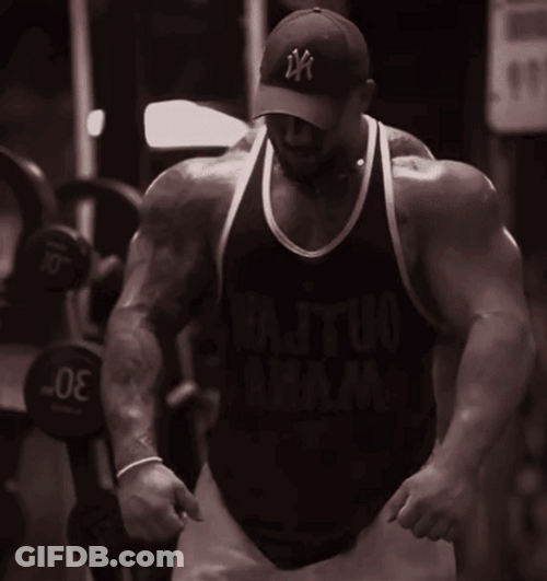 Steroids Body Builder Leonidas Arkona GIF