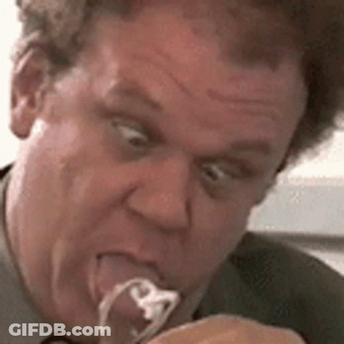 Steve Brule Licks His Glasses GIF