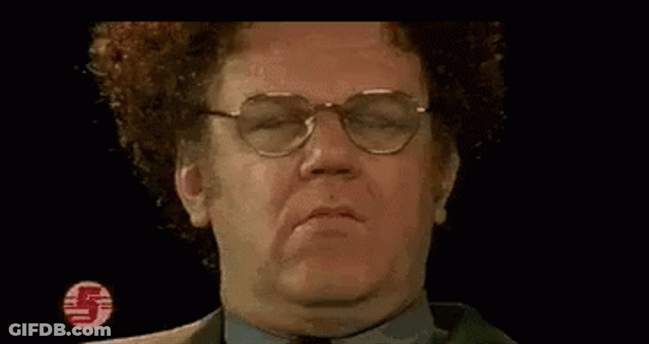 Steve Brule Rolling His Head GIF