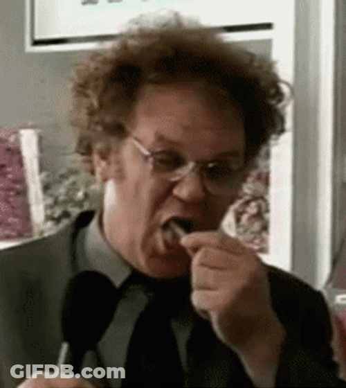 Steve Brule Tasting Disgusting Food GIF