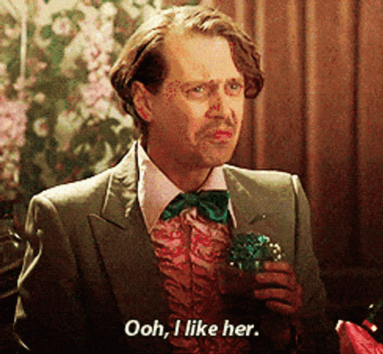 Steve Buscemi Likes Her GIF