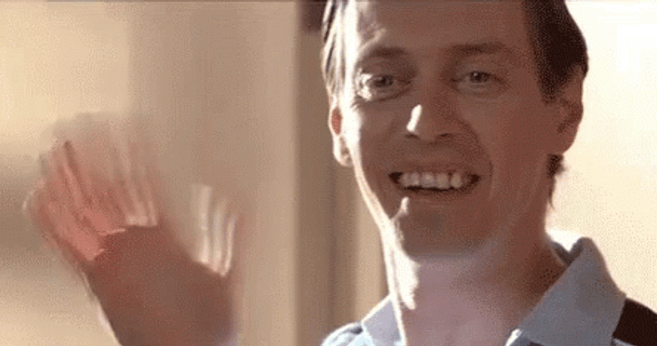 Steve Buscemi Waving GIF