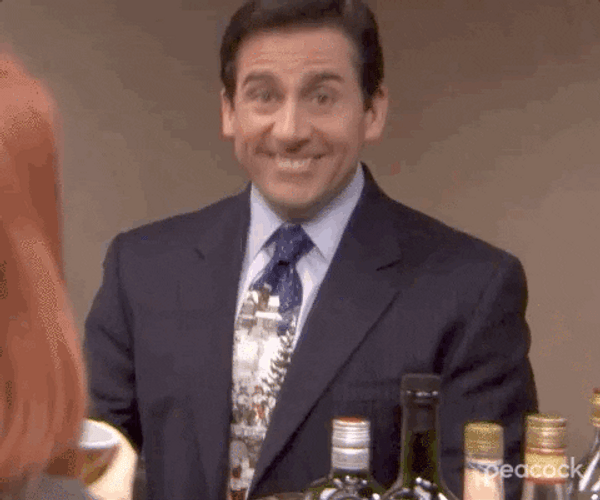 Steve Carell Double Barrel Finger Pointing At You GIF