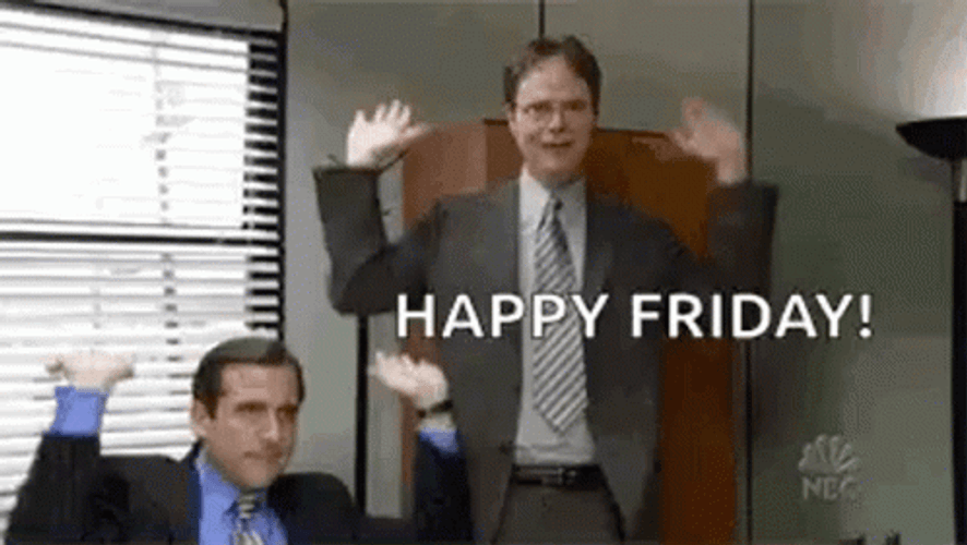 Steve Carell Friday The Office GIF