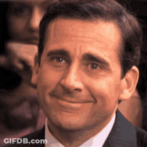 Steve Carrel Happy Emotional Big Smile GIF