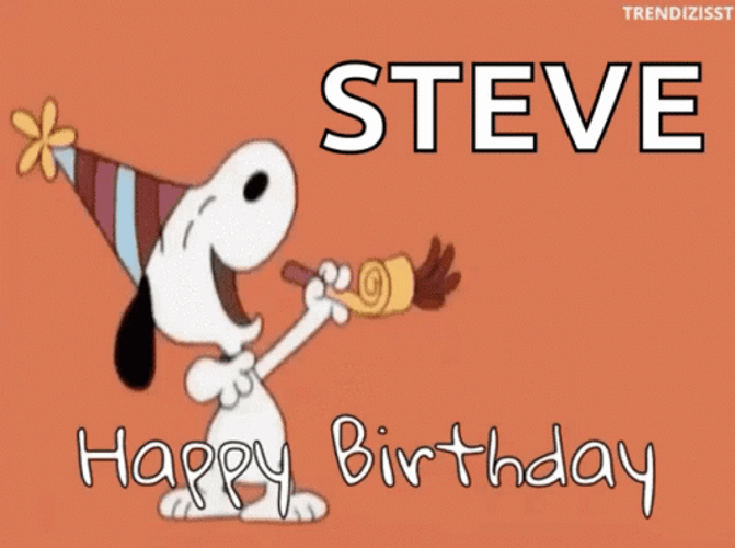 Steve Happy Birthday GIF