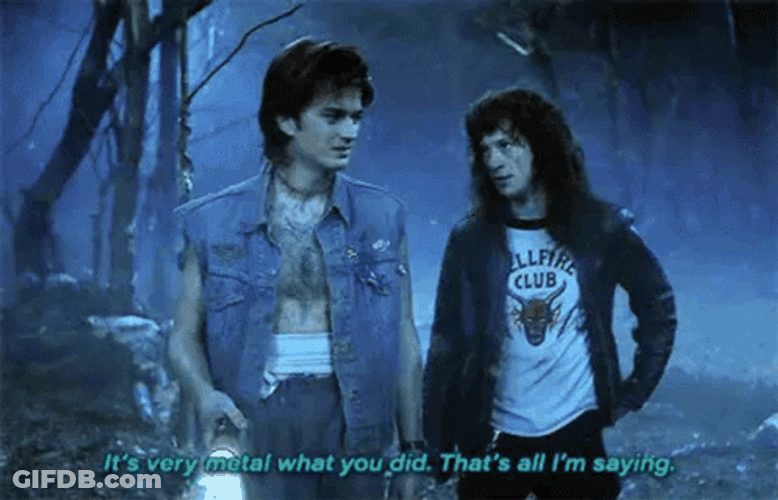 Steve Harrington Eddie Munson GIF