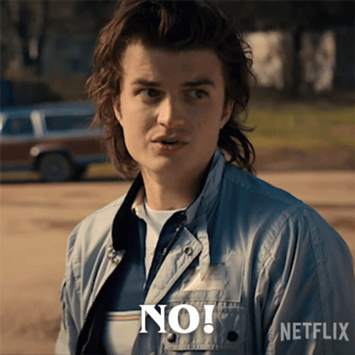 Steve Harrington No GIF