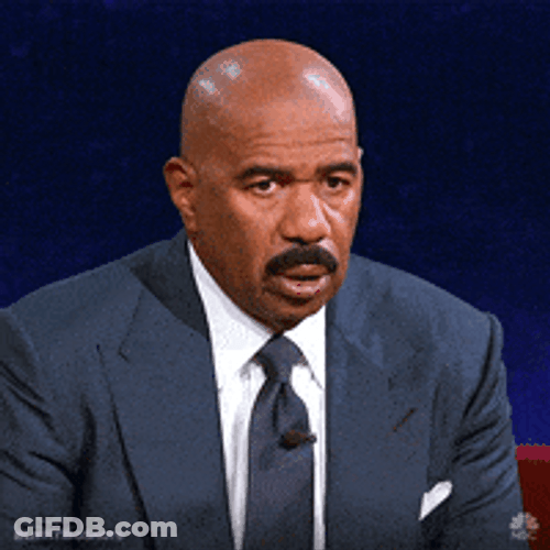 Steve Harvey Blank Stare GIF