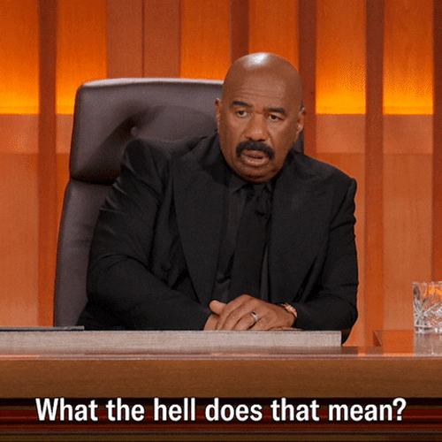 Steve Harvey Called Out What Does That Mean GIF