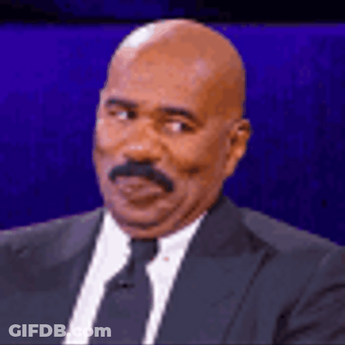 Steve Harvey Eyebrow Raise GIF