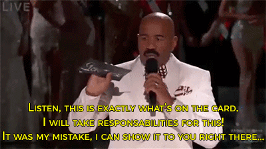 Steve Harvey Fail Announcement GIF