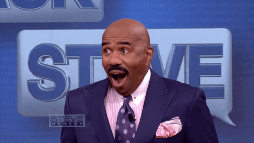 Steve Harvey Funny Smile GIF