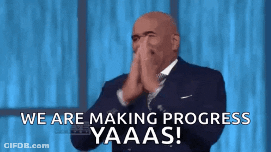 Steve Harvey Happy GIF