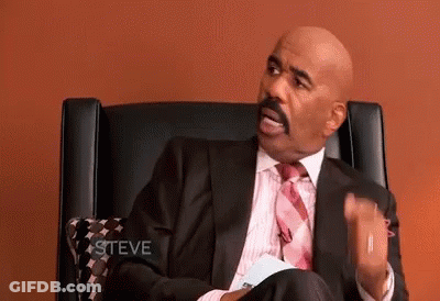 Steve Harvey In Suit Making Funny Face GIF