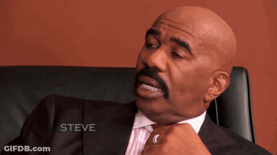 Steve Harvey No Words Reaction GIF