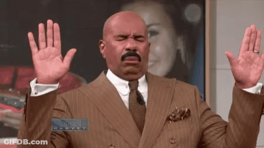 Steve Harvey Praise GIF