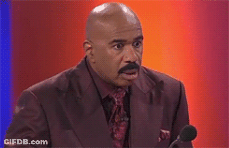 Steve Harvey Stunned GIF