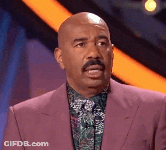 Steve Harvey Stunned Reaction GIF