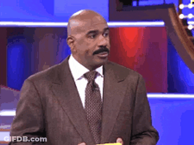 Steve Harvey Turning Around GIF