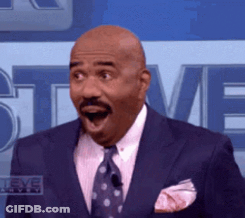 Steve Harvey Wearing Suit And Tie GIF