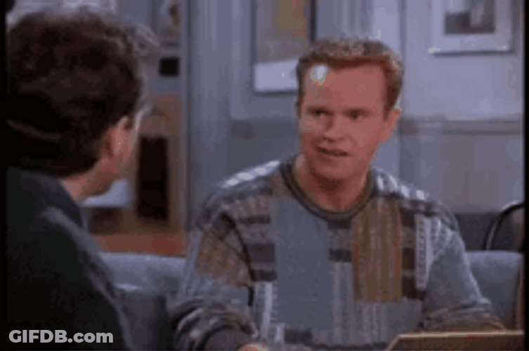 Steve Hytner Telling Jerry That's Gold GIF