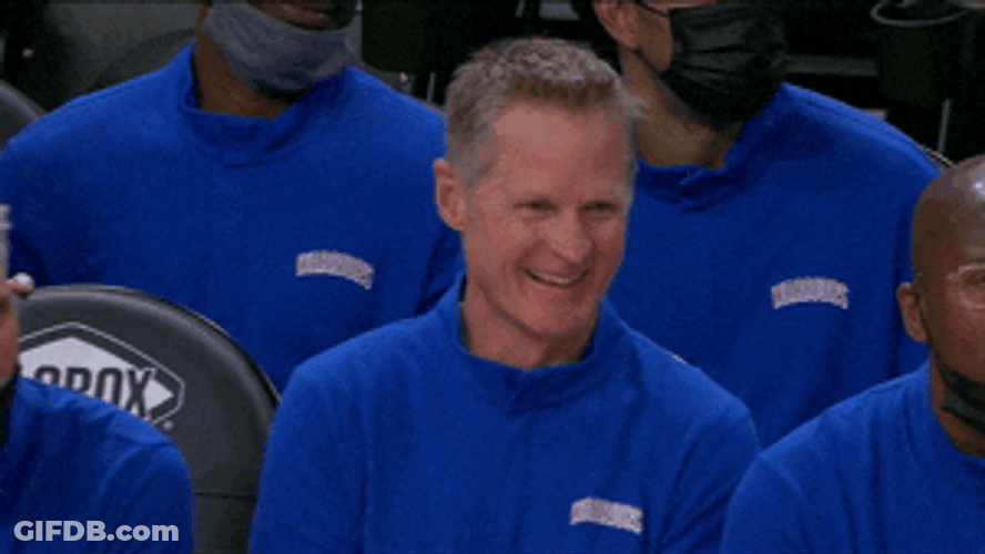 Steve Kerr Beautiful Smile GIF