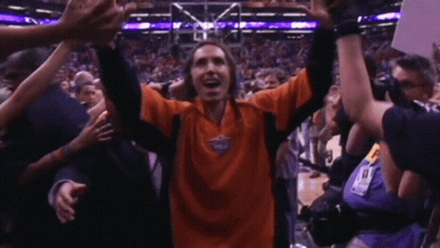Steve Nash High Five GIF