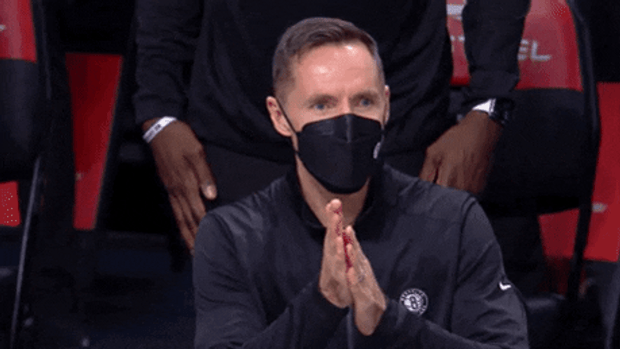 Steve Nash Rubbing His Hands GIF