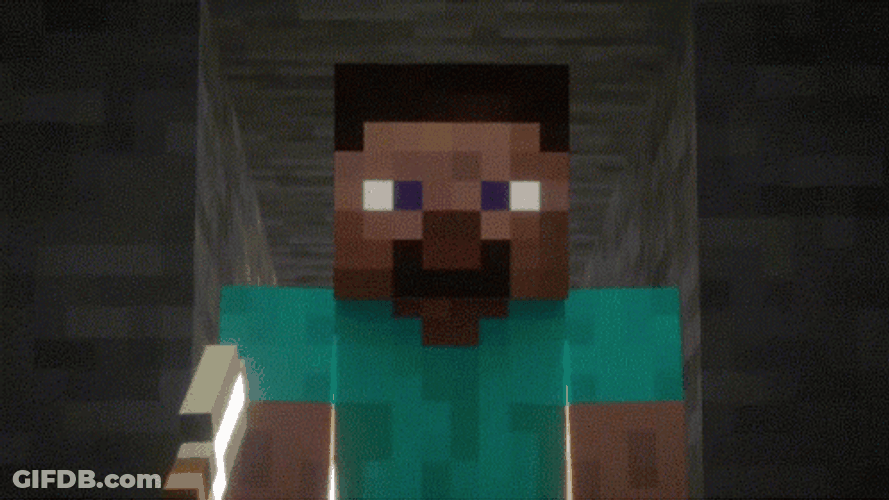Steve Rocks The Block GIF