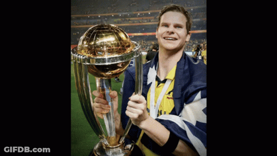 Steve Smith Champion Trophy World Cup GIF