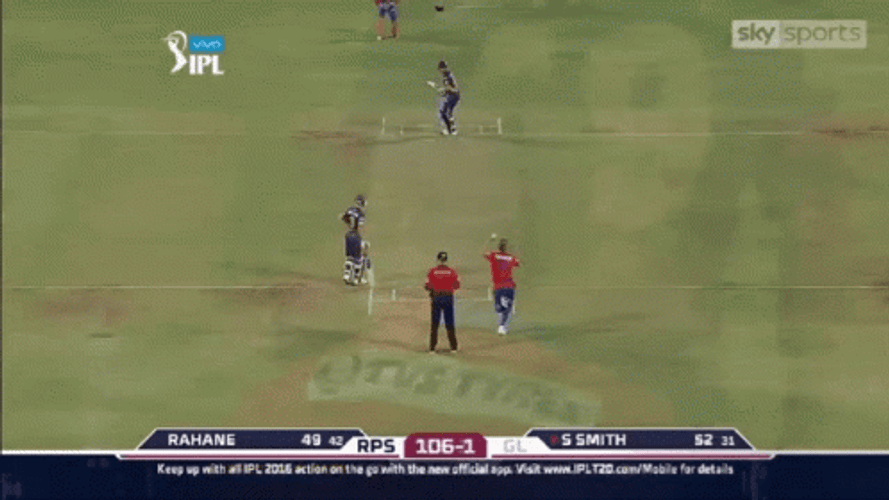 Steve Smith Cricket Cheer MCA Stadium GIF