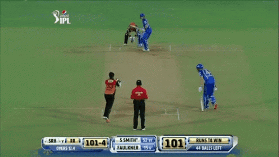 Steve Smith Flying Ball Brabourne Stadium GIF
