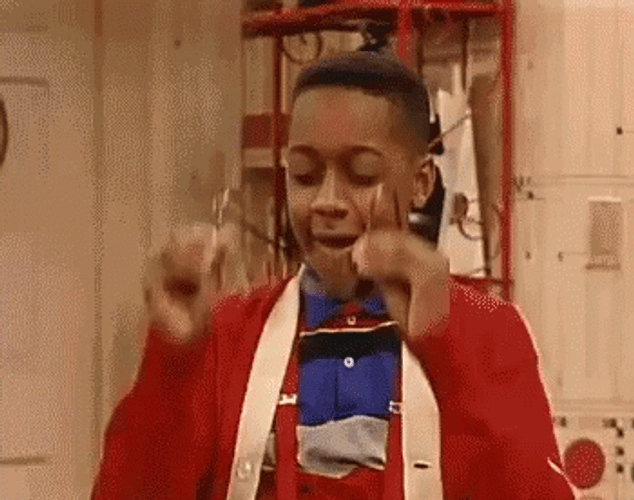 Steve Urkel Wearing His Glasses GIF
