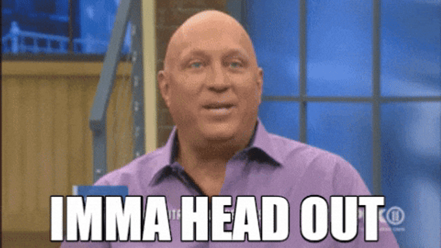 Steve Wilkos Imma Head Out GIF