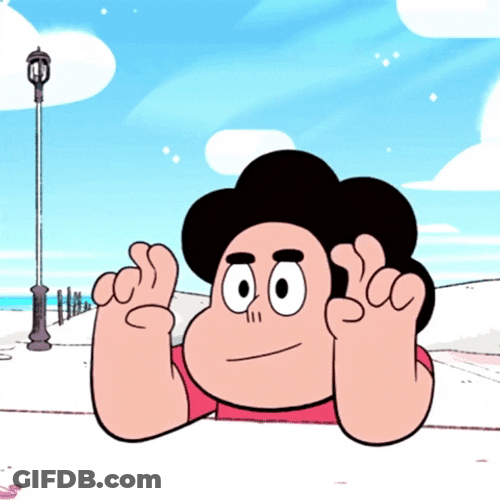 Steven Universe Air Quotes GIF