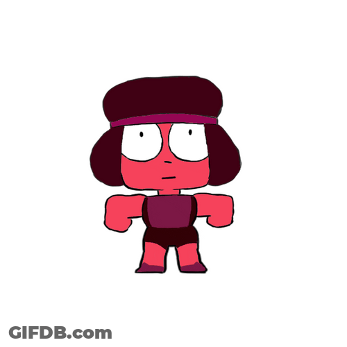 Steven Universe Chibi Garnet  Heavy Breathing GIF