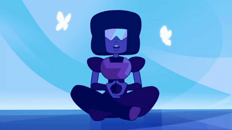 Steven Universe Garnet Meditating GIF