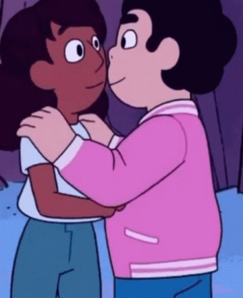 Steven Universe Kissing Connie GIF