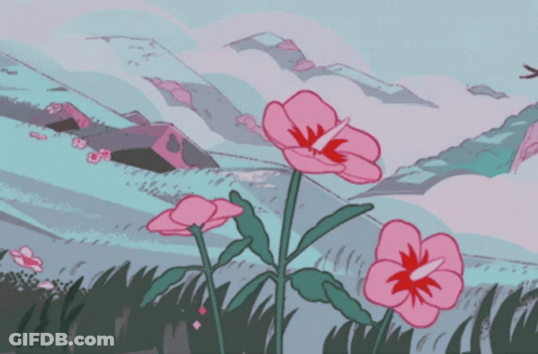 Steven Universe Pink's Anime Flower GIF