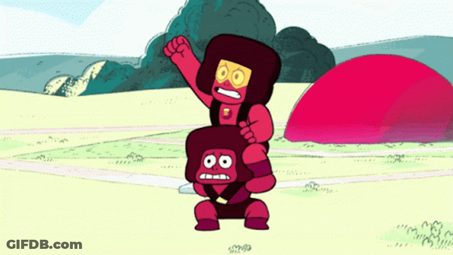 Steven Universe Ruby Fusion GIF