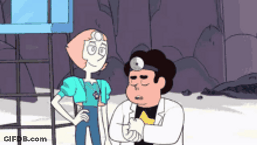 Steven Universe Speaking To Pearl GIF