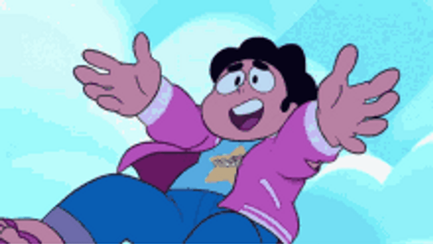 Steven Universe Welcoming Members To Cartoon Isle GIF