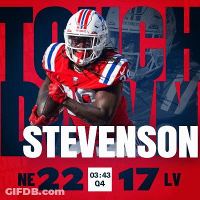 Stevenson Running With Football GIF