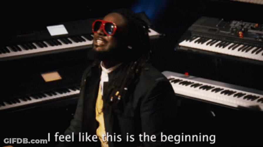 Stevie Wonder Feel Like This Is The Beginning GIF