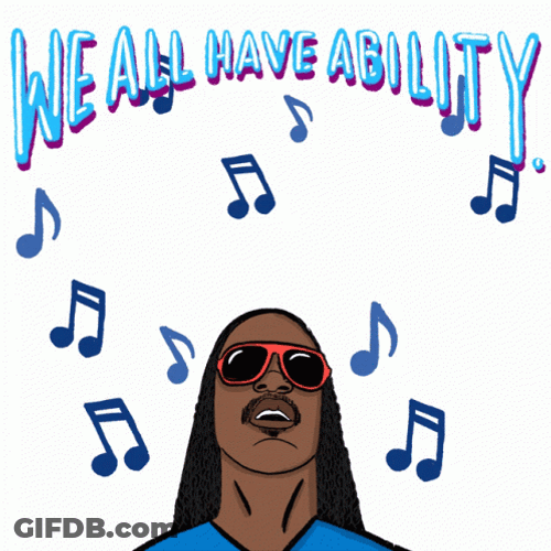 Stevie Wonder We All Have Ability Happy Birthday GIF
